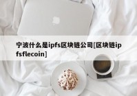 宁波什么是ipfs区块链公司[区块链ipfsflecoin]